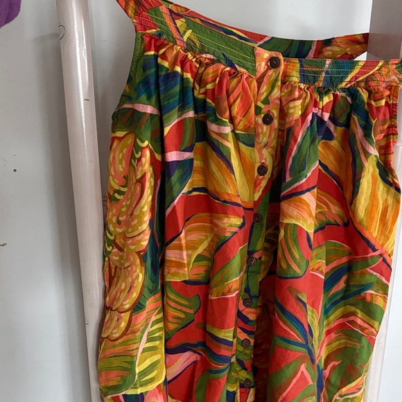 FARM Rio Colorful Leaf Print Tank Top - Picture 6 of 6